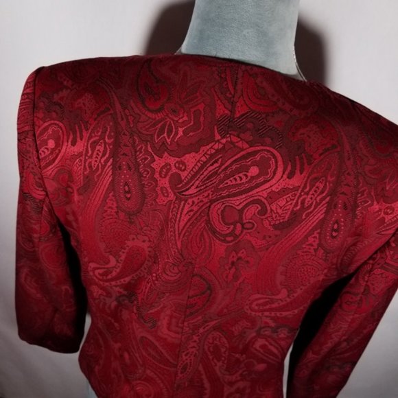 Nygard Collection Beautiful Red Formal Jacket - Picture 4 of 8